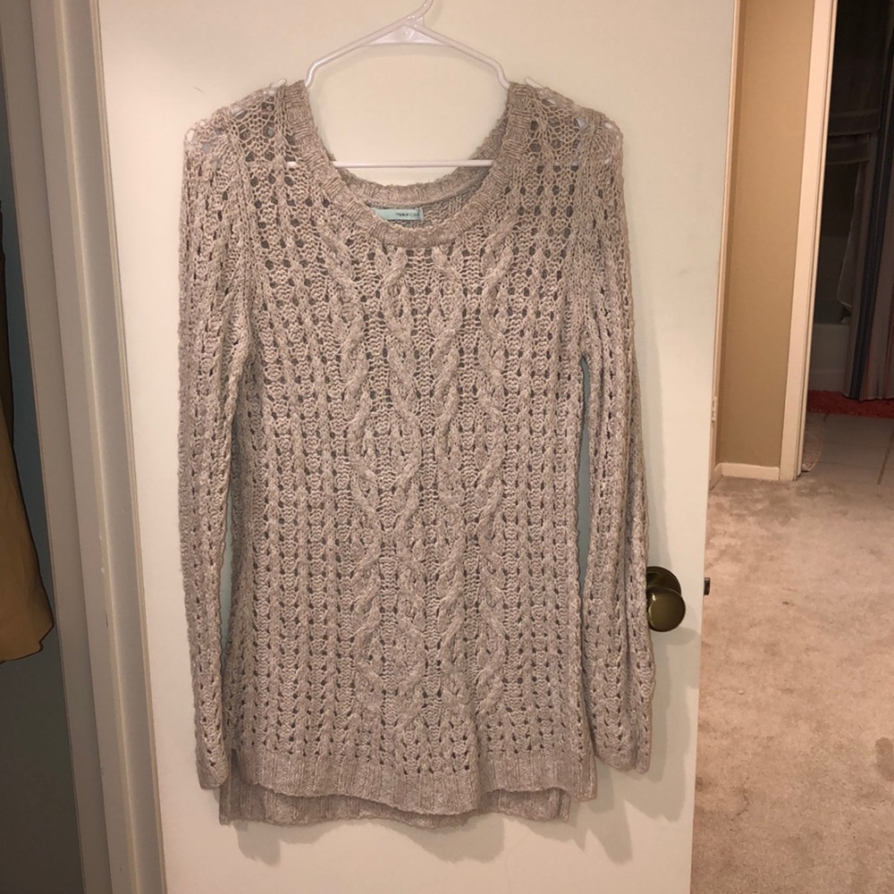 Cream sweater